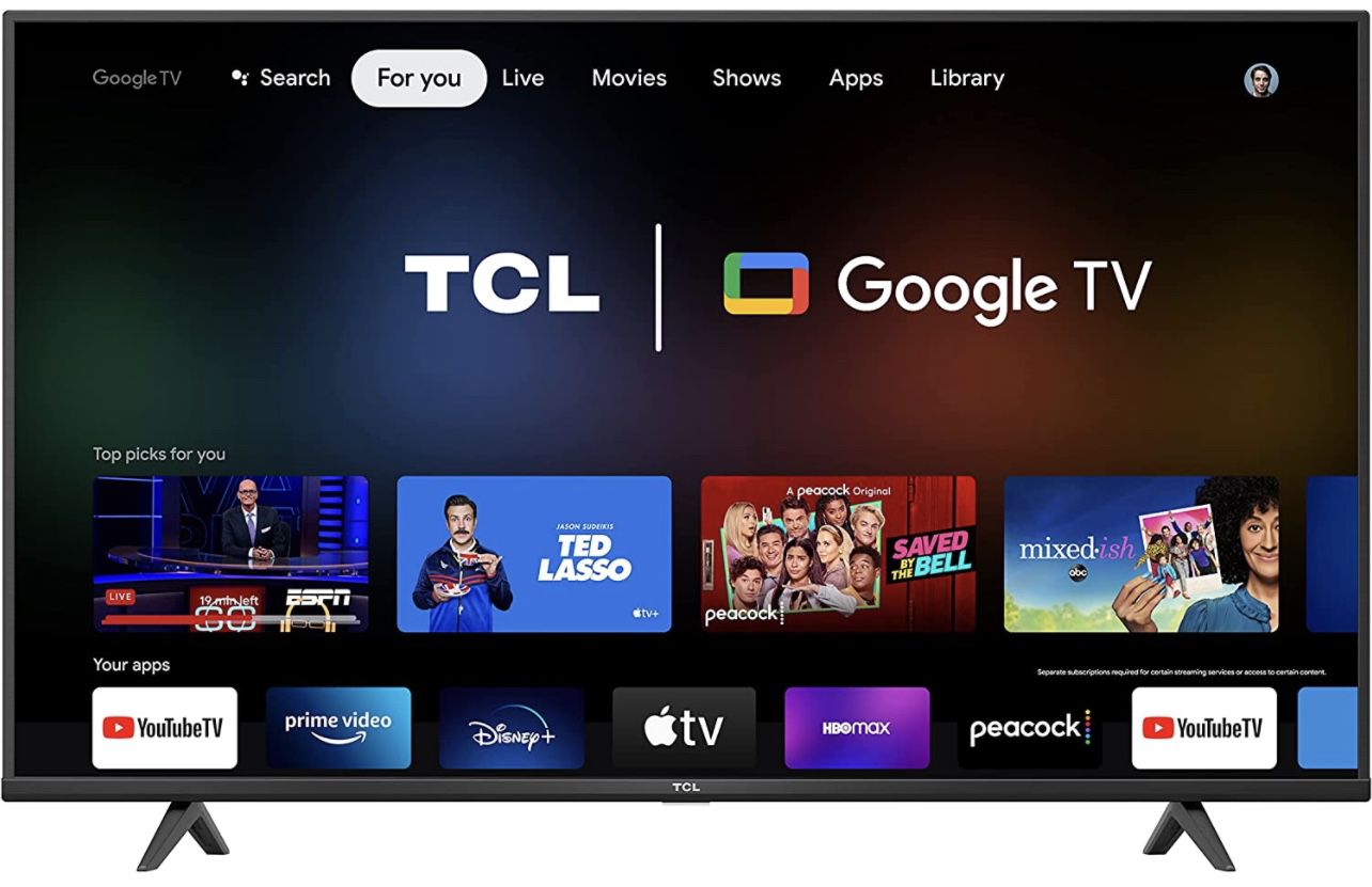 TCL 65” Google TV 