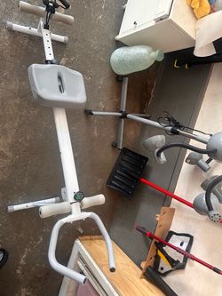 Ab and row machine 2-in-1