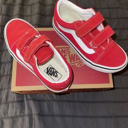 Red Old School Vans