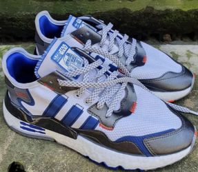 Adidas Nite Jogger Star Wars R2D2 Shoes White Blue FV8040 Size 12