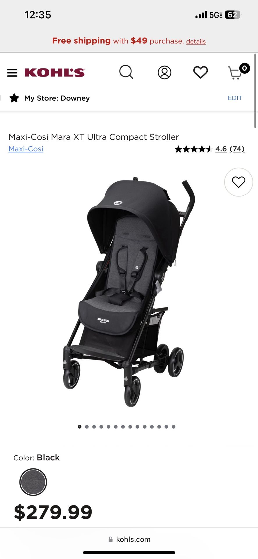 Maxi Cosi Mara XT Compact Stroller, Baby Stuff, Baby Clothes, Baby Shoes, Baby Toys, Baby Swing, Bassinet, Baby Jumper