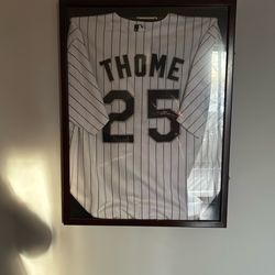 Jim Thome autographed White Sox jersey