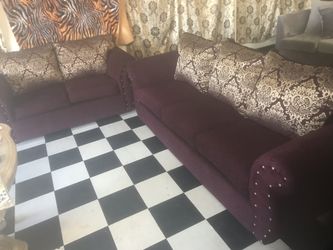 Sofa and Loveseat