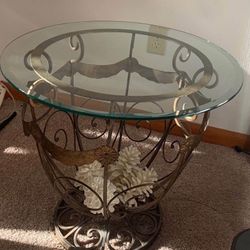 Beautiful Glass End Table