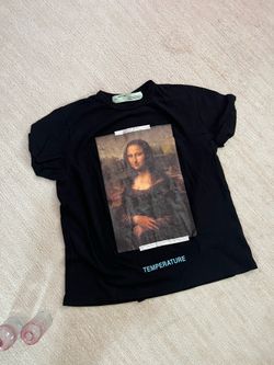 Black Off-White graphic T-shirt