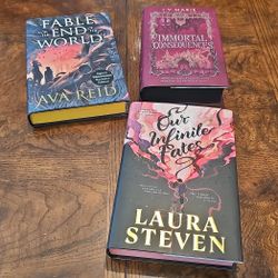 Young Adult Romantasy Books  One Signed Singles 