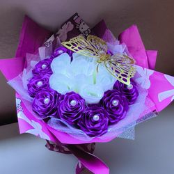 $30 Rosas Eternas Hechas A Mano Perfecta Para Regalar