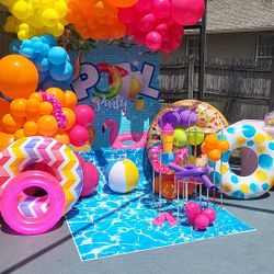 Pool Party Birthday DECOR 