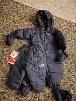 Baby One Piece Puffer Jacket And Snow Pants