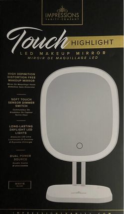 Touch Screen LED Makeup Mirror