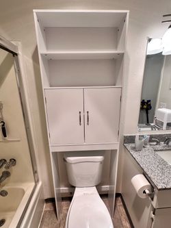 Bathroom Over the Toilet Storage