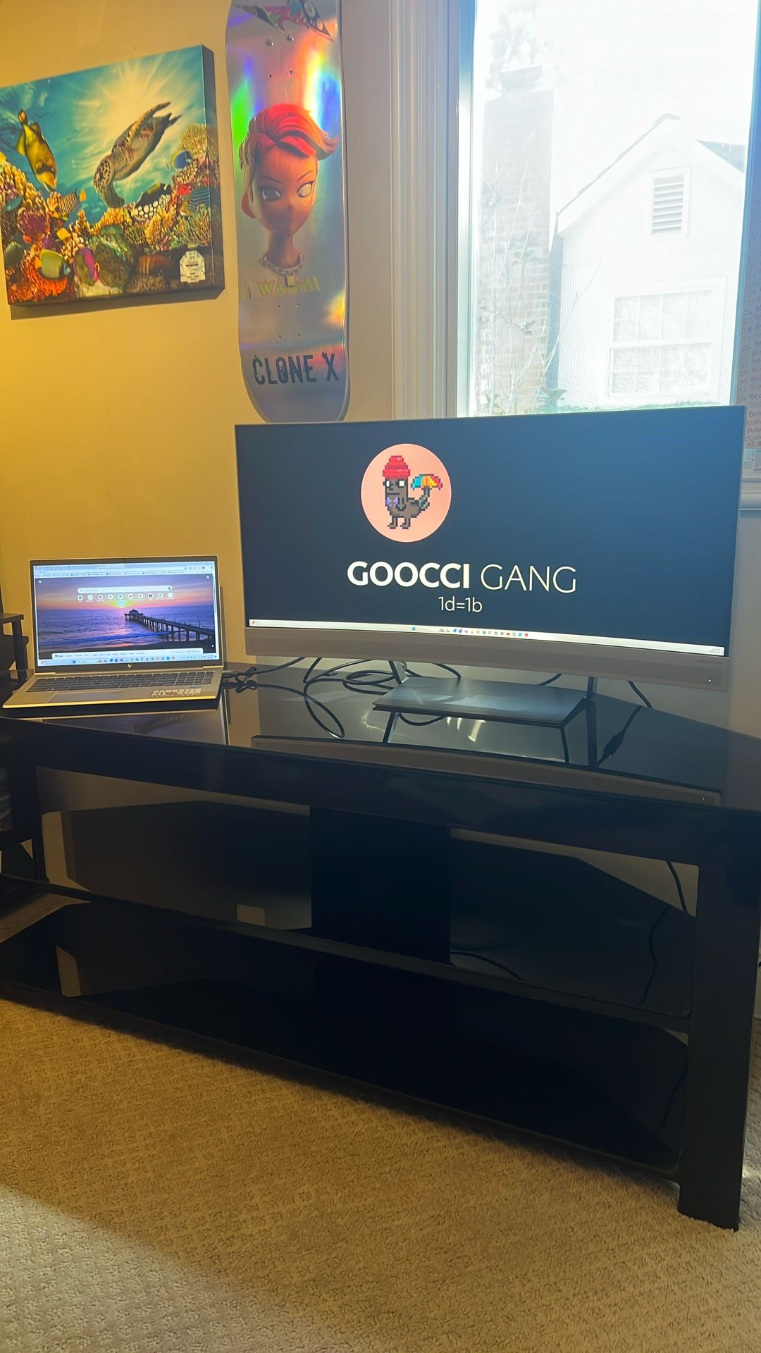 HP 34” Wide Curved Monitor
