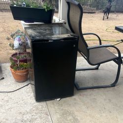 GE brand Mini Dorm Room Or Office Refrigerator With Freezer Used Gets Cold. Please Check My Other Listings For More Cool Items Like This One.