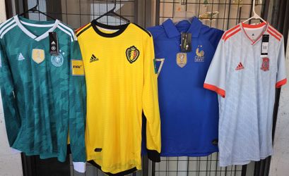 Adidas Nike Mens JERSEY'S Futbol 2018/19 Spain Germany France Belgium Size Médium Large No Trade