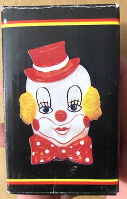 Vtg NIB Ceramic Mask Clown Face