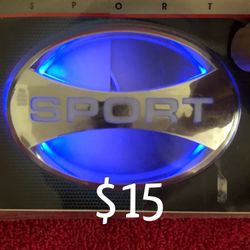 DUAL SPORT LED EMBLEM FOR CARS/TRUCKS CHRISTMAS GIFT