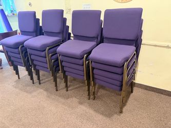 ✝️ CHURCH CHAIRS FOR SALE – GREAT CONDITION! ✝️