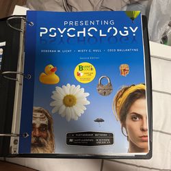 Presenting Psychology (Deborah Licht, Misty Hull)