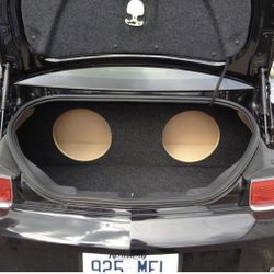 2010-2011 Camaro 2 12inch Sealed Subwoofer Box 