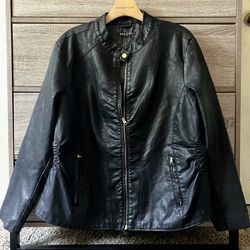 Baccini Faux leather jacket