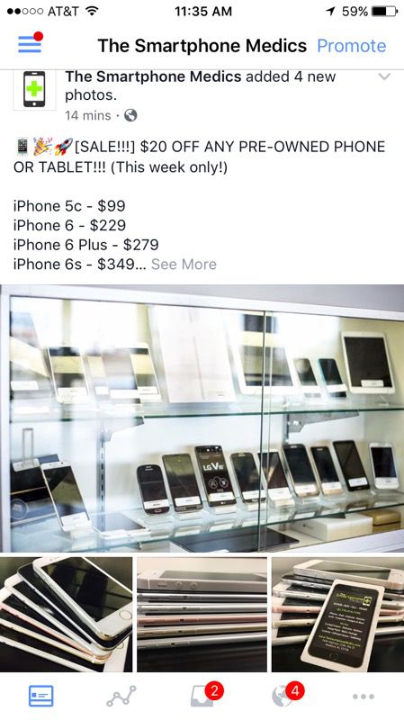 Great pre-owned phones on sale this week! ($20 OFF!!!) Payment Plans at $59/mo.!!!📱💯🙌😁