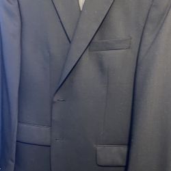 Men's Black Calvin Klein Suit Jacket - size 42S