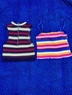 Mini Tank Tops, Tube Tops, and Mini Shirts Size S
