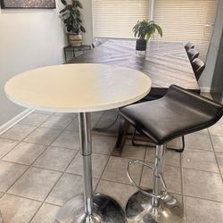 Bar Table With Bench 