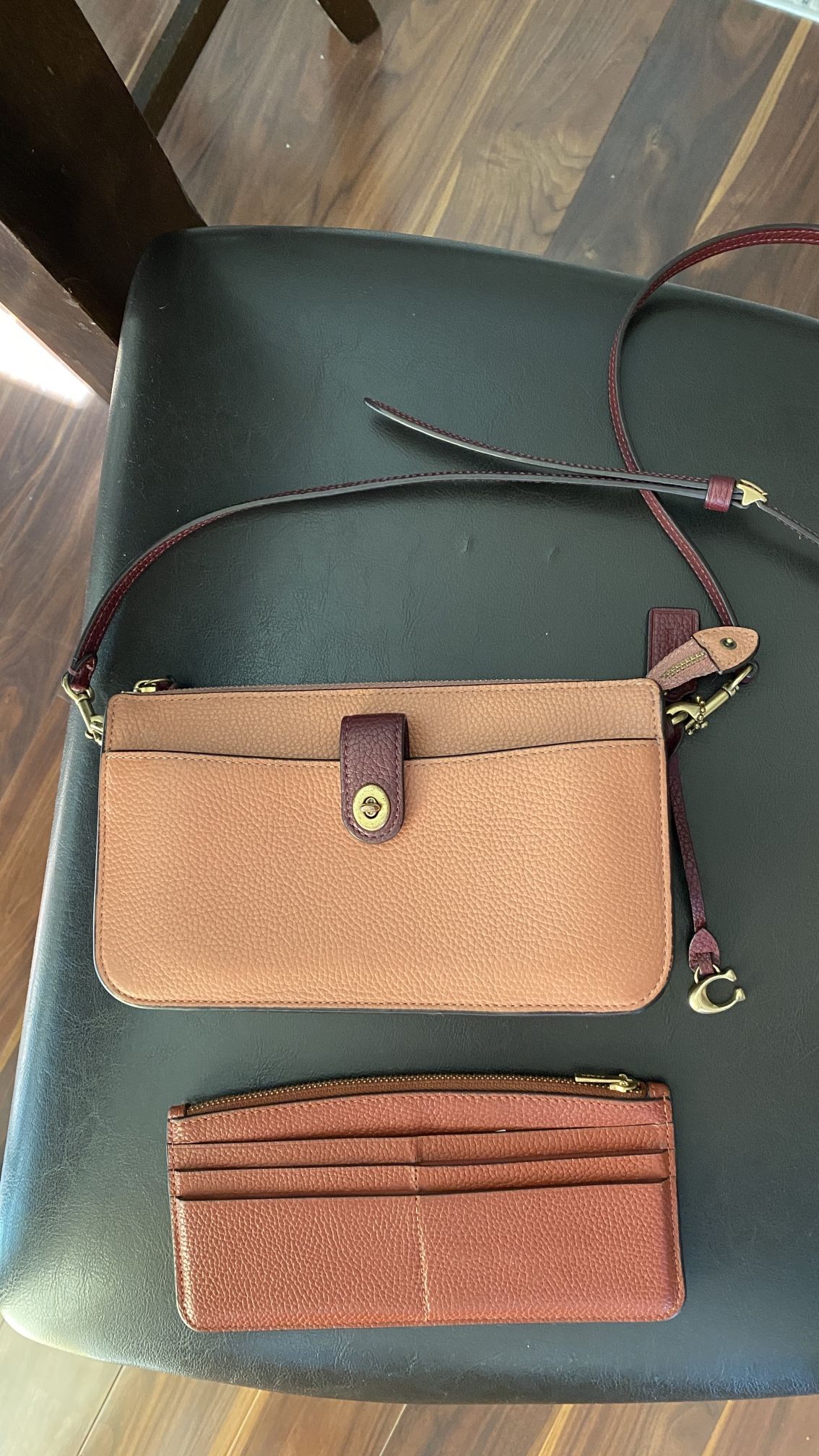 Authentic Coach Crossbody with Wallet