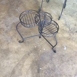 3 Compartment  Plant Stand   
