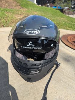GMAX BLACK BIKE HELMET