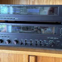 Vintage SAE Two Digital Tuner and Amplifier