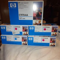 1 -Hp Color Laserjet  imaging drum 1-HP color LaserJet Cyan,3-HP color LaserJet  Magenta