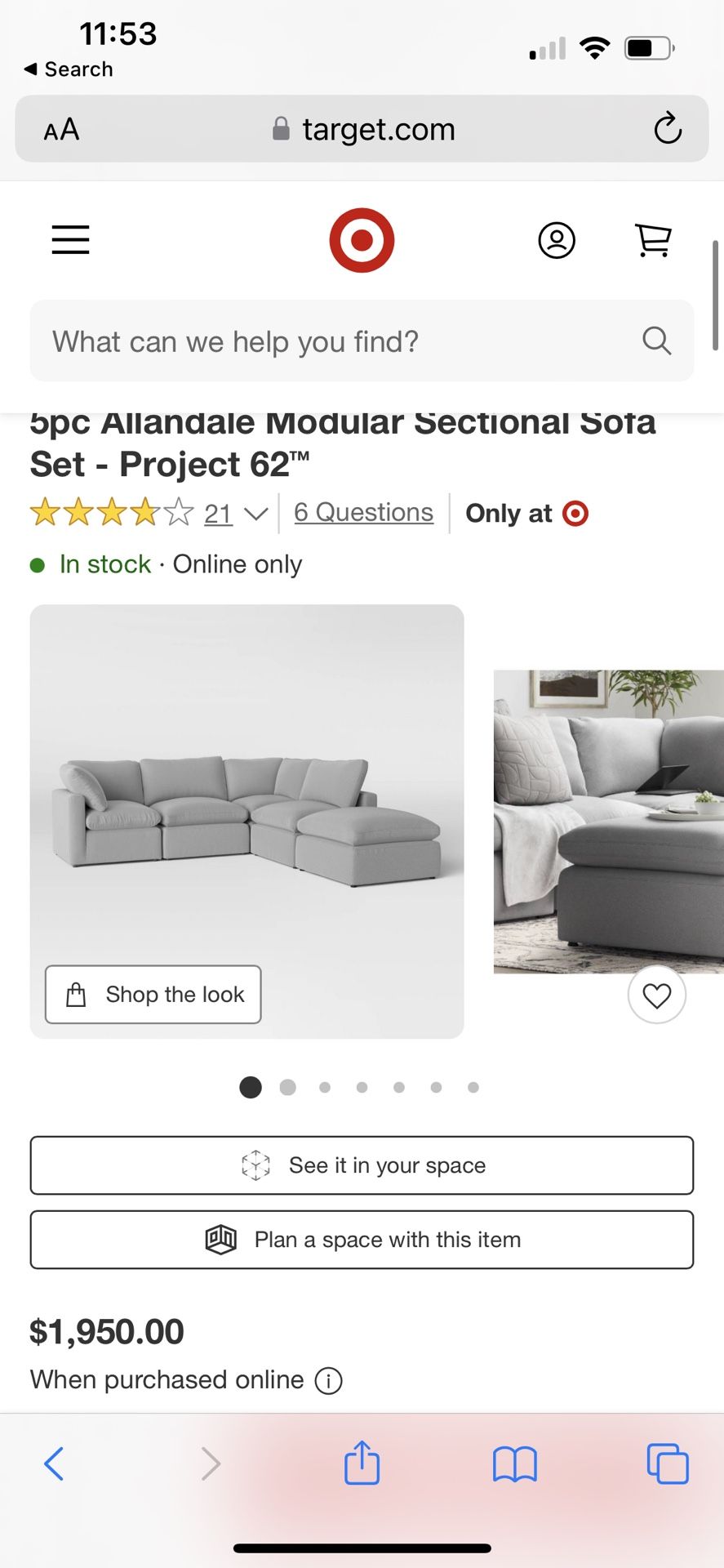 Allandale Target Couch