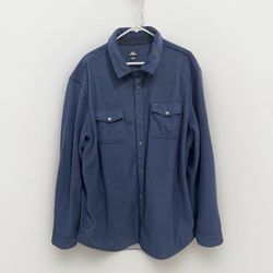 O’Neill Shirt Mens Xxl Glacier  Super Fleece Long sleeve Snap Front Pockets