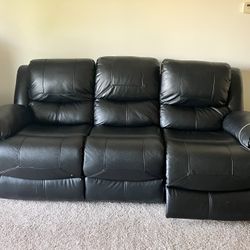 Power Recliner Sofa with LED Lights..!