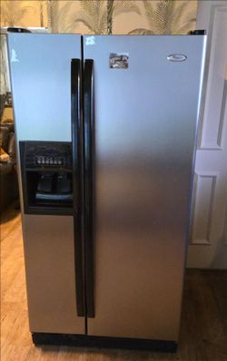 Whirlpool SS/black  refrigerator