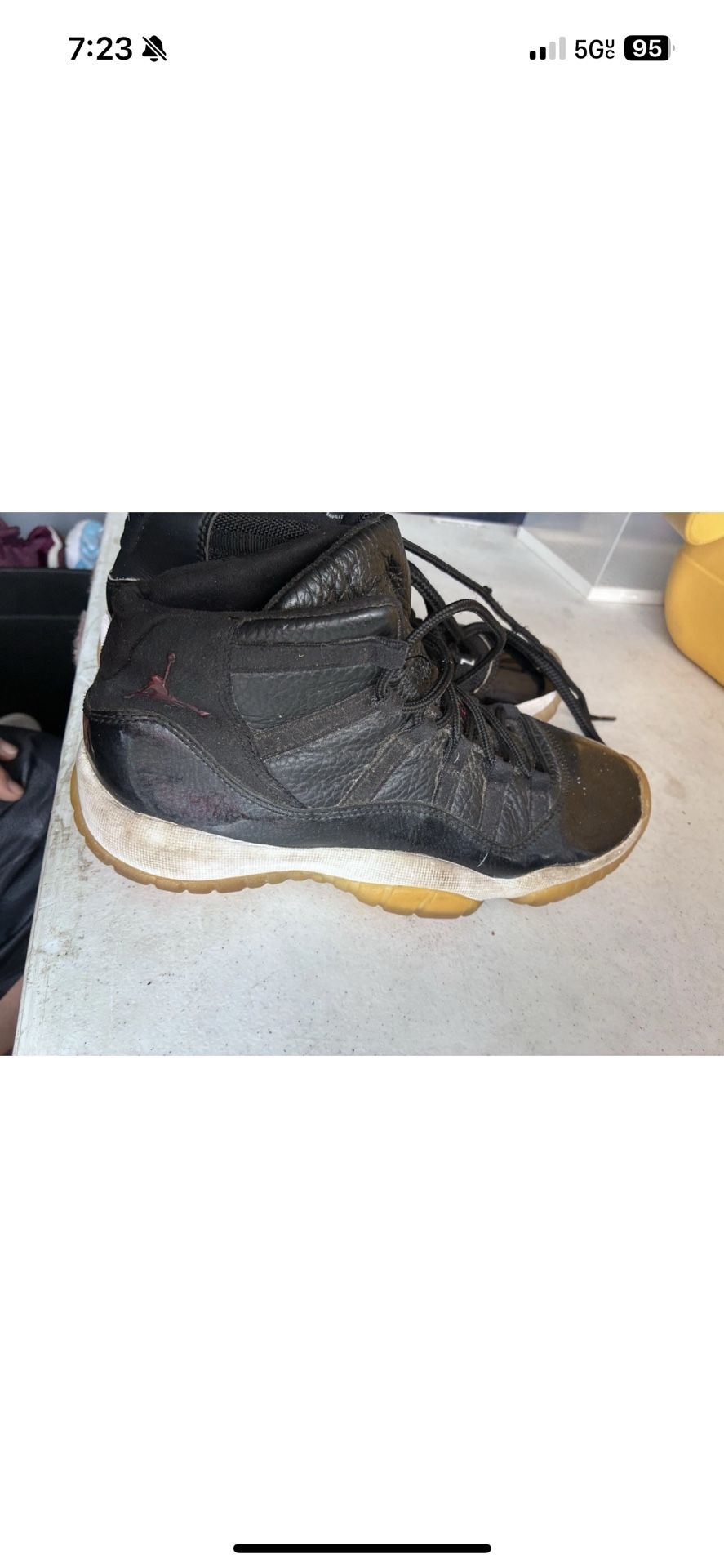 Air Jordan 11 Retro Basketball Sneakers Size 6 Y M