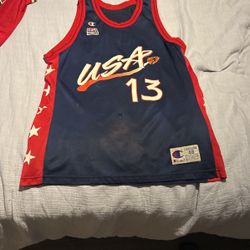 Shaquille Oneal Dream Team Usa Jersey 13