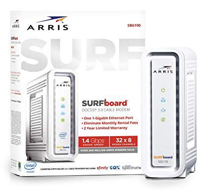 SURFboard SB6190 is a DOCSIS 3.0