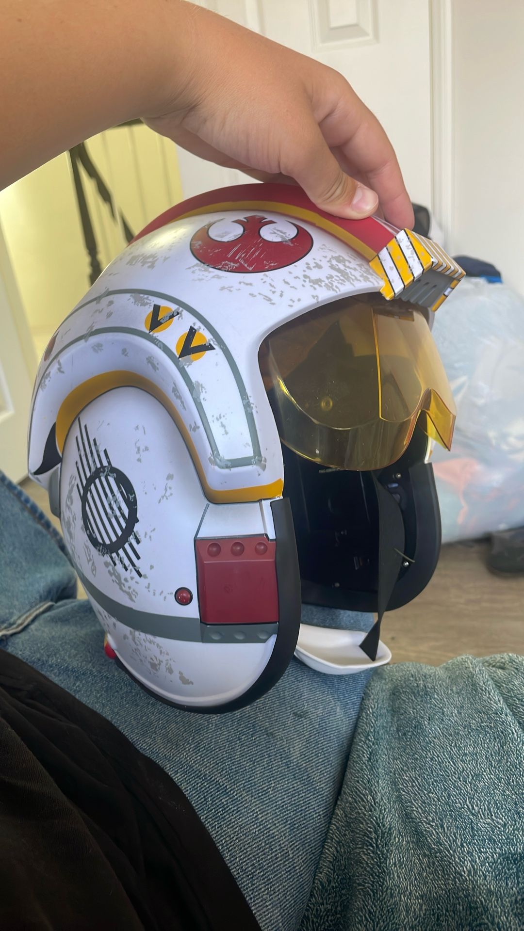 Luke Skywalker helmet from Disney World collectible