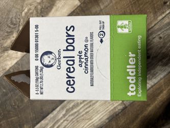 Brand New Box Of Toddler Cereal Bars 