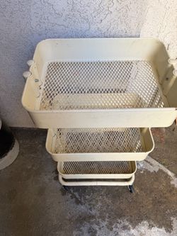 3 tier rolling cart