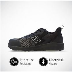 New Balance Men's Composite Toe Speedware Industrial Boot, Black, 10