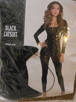 Black Catsuit Costume Adult S/M