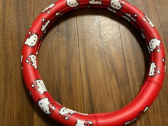 Hello Kitty Steering Wheel Cover