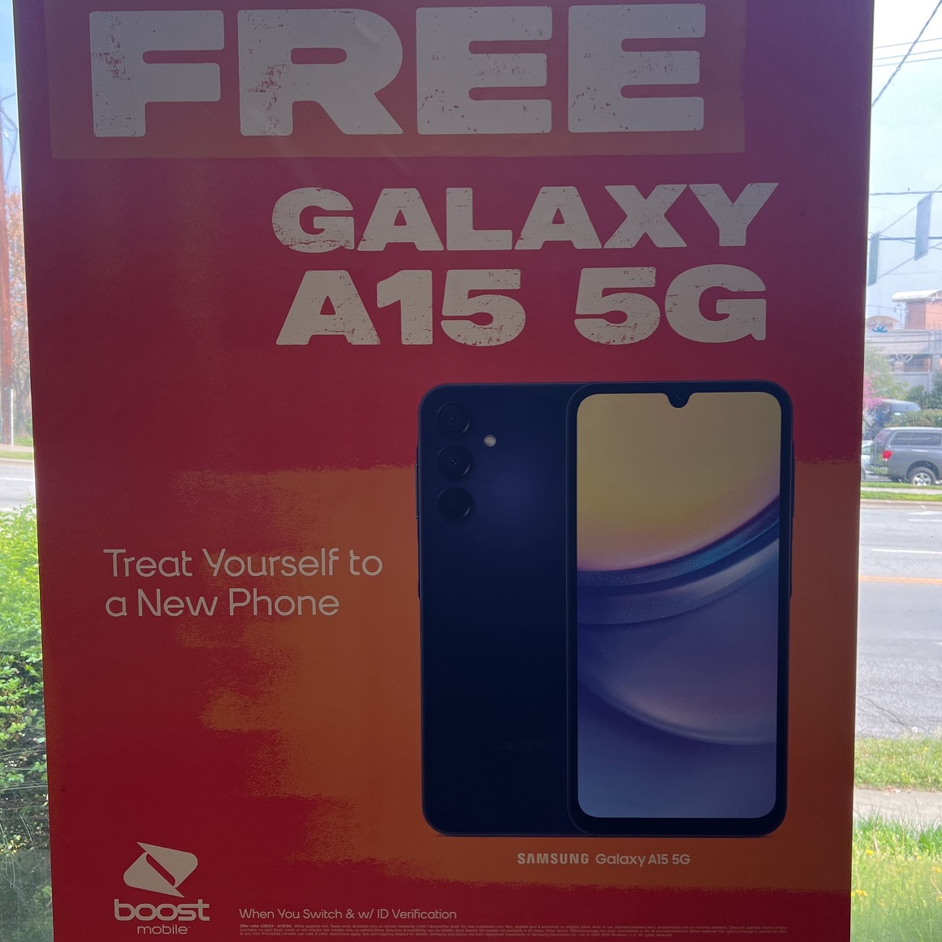 Free Samsung A15 When You Switch