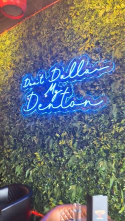 Custom LED Neon Sign | 7’ Commercial Wall Sign | Acrylic Backing | Handmade
