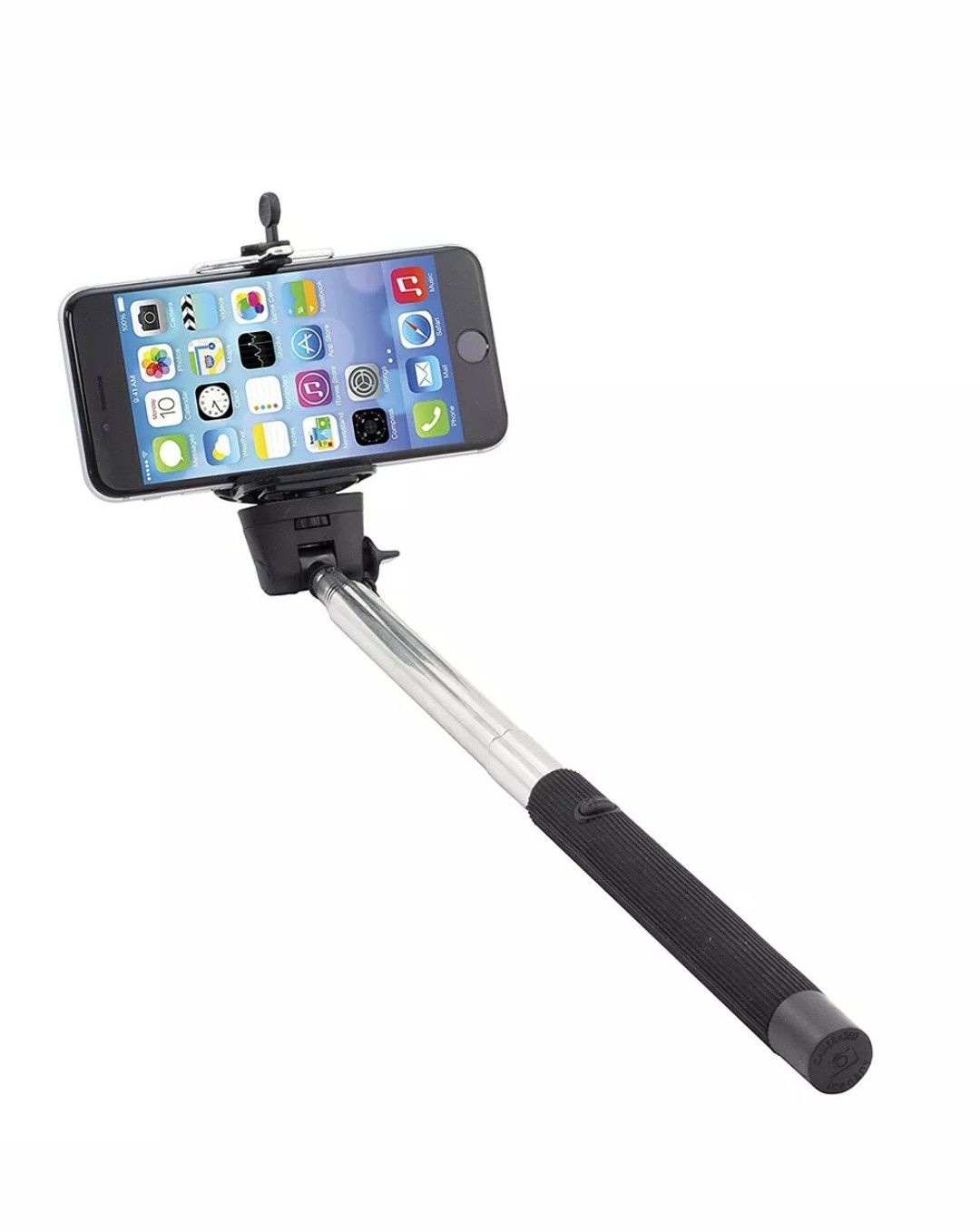 Bluetooth Selfie Stick, Extendable Monopod with Built-in Shutter