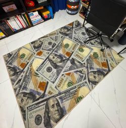 Money rug boys room
